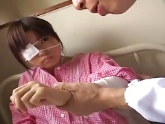 young japanese slut with ruptured boobs and anal injury.
